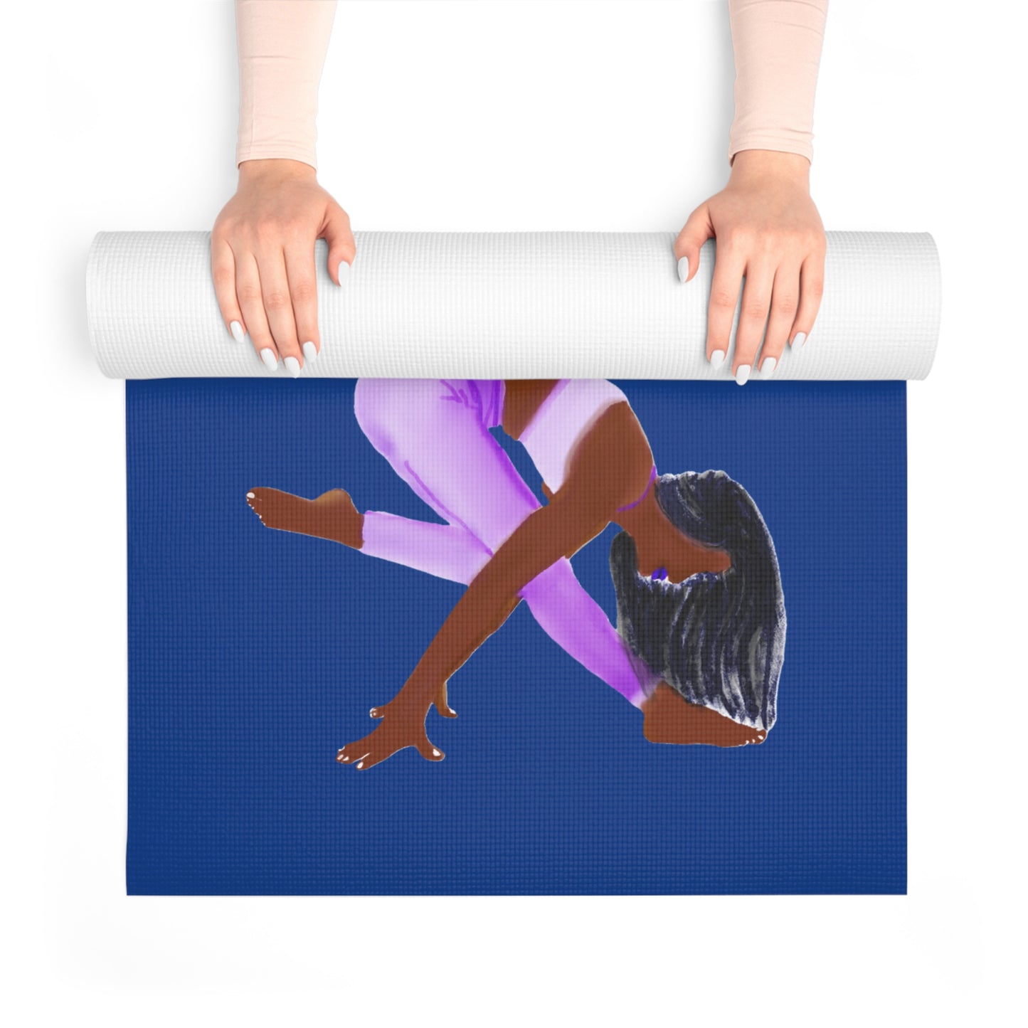 Progress Over Perfection Yoga Mat, Eco-Friendly Exercise Mat, Fitness Gift for Yogis, Mindfulness Practice