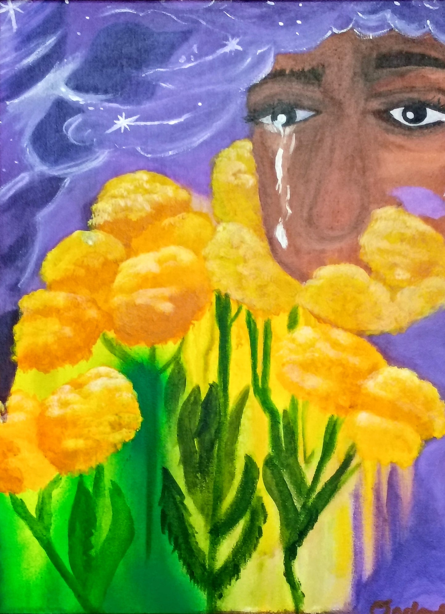 Blue Tansy Tears