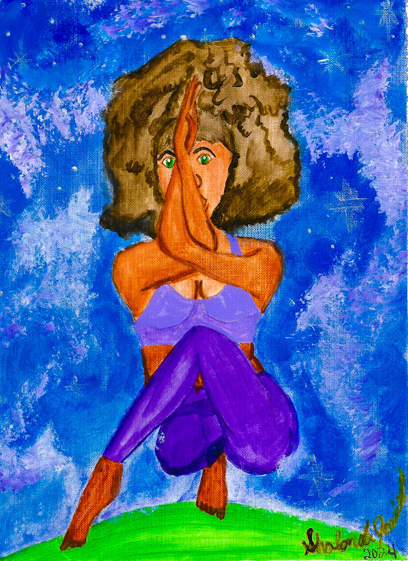 Celestial Yoga Painting