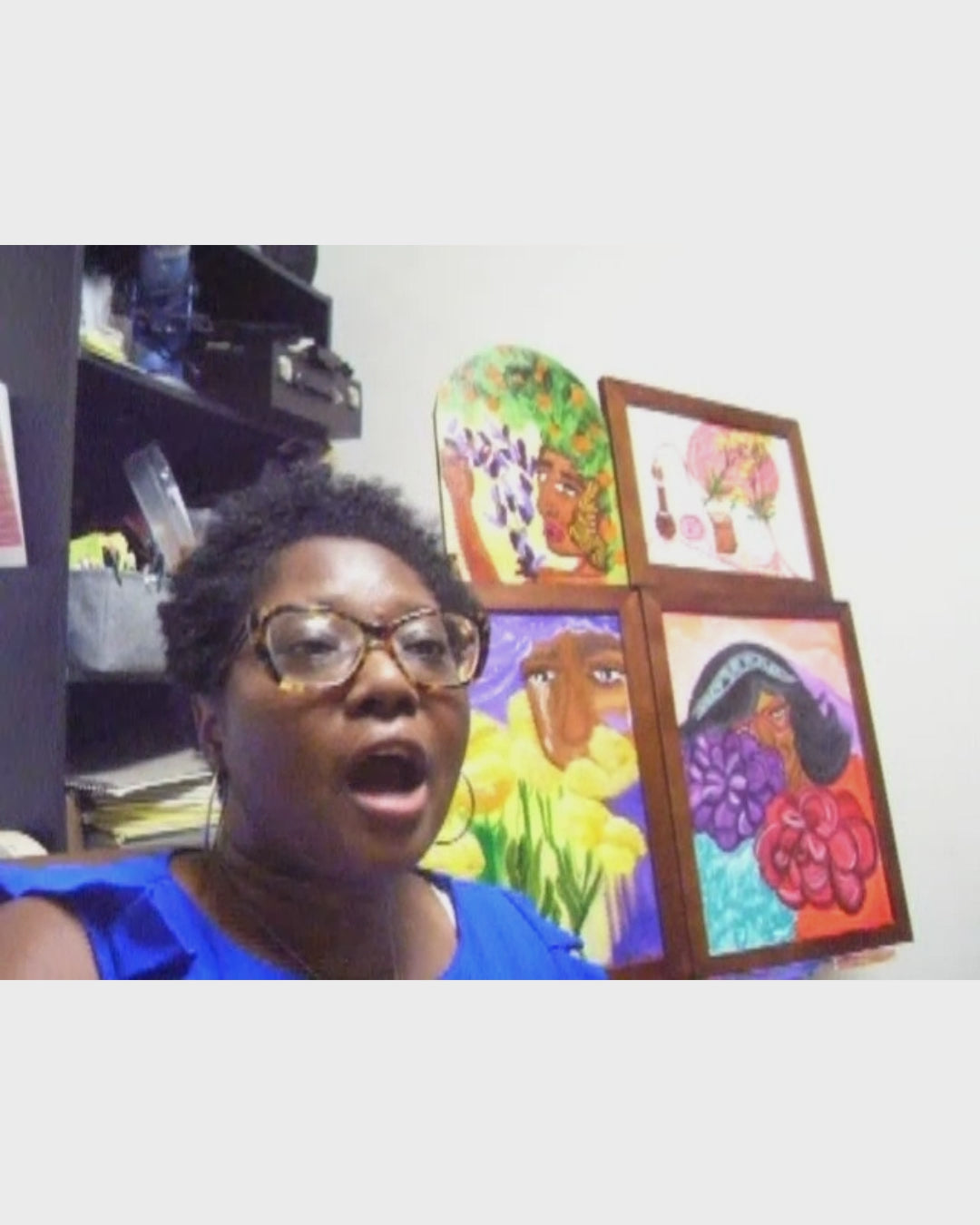 Load video: medicinal art harmony workshop informational 89 second video with art for botanical references.