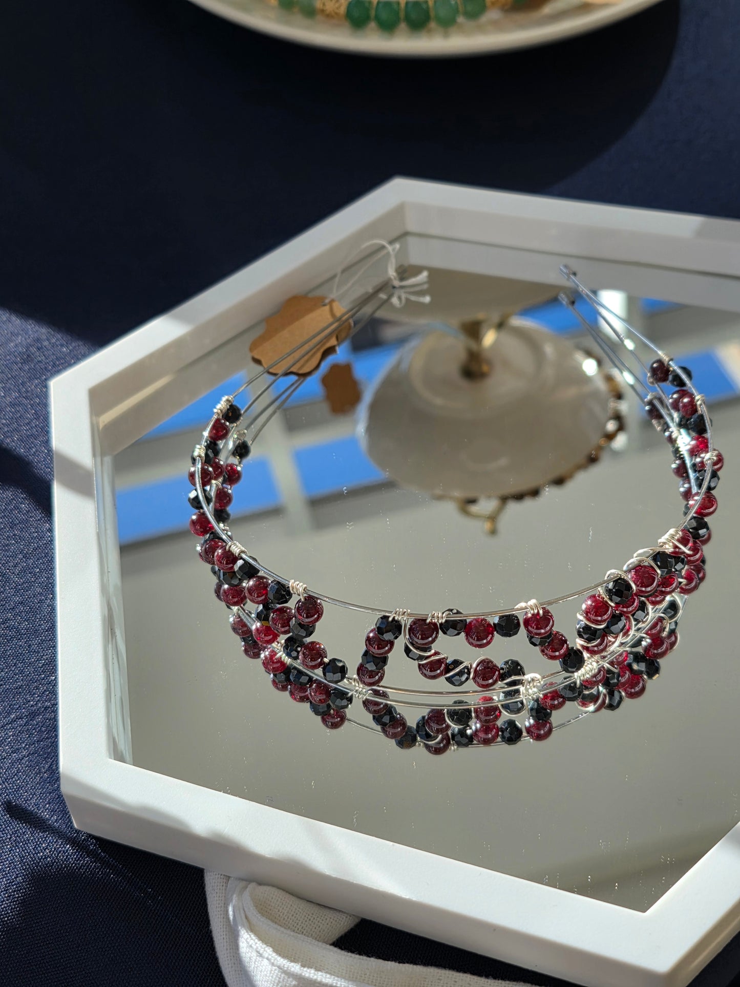 Red Garnet Crown Couture