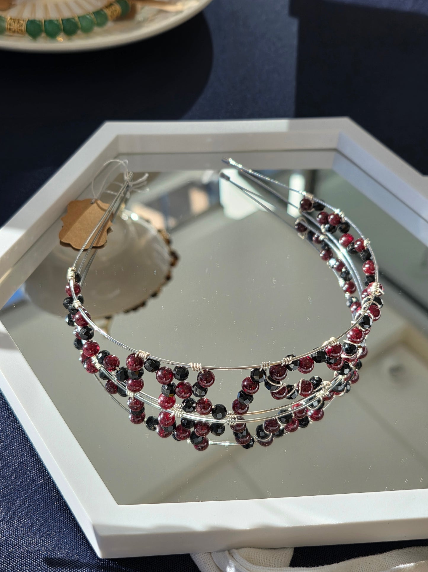 Red Garnet Crown Couture